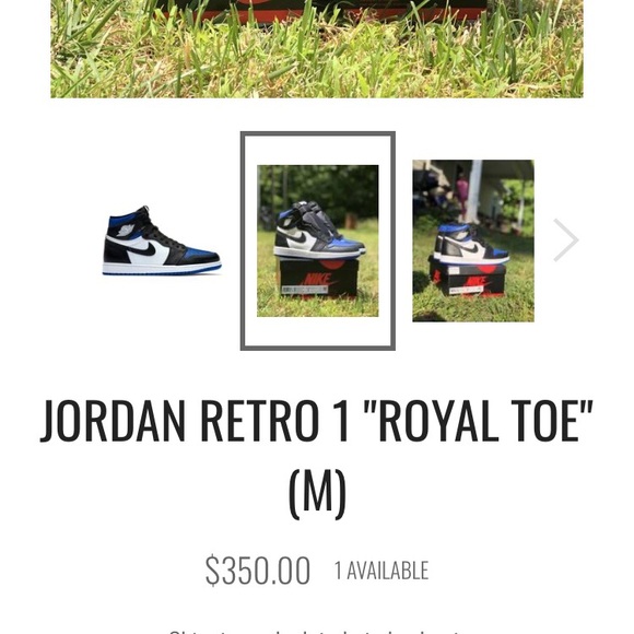 Jordan 1 “Royal Toe” - Picture 5 of 5